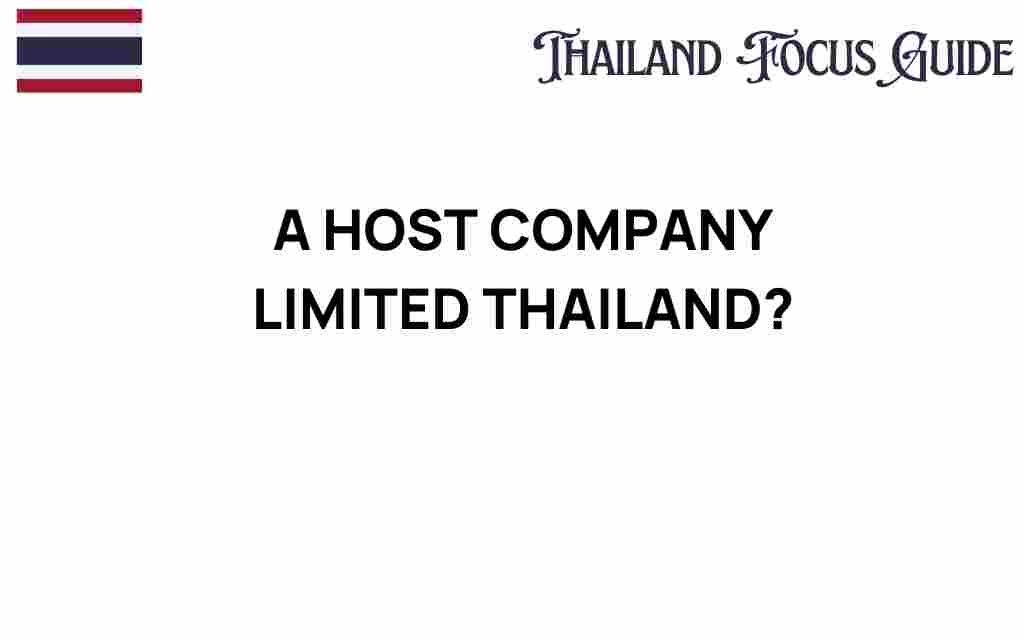 host-company-limited-thailand