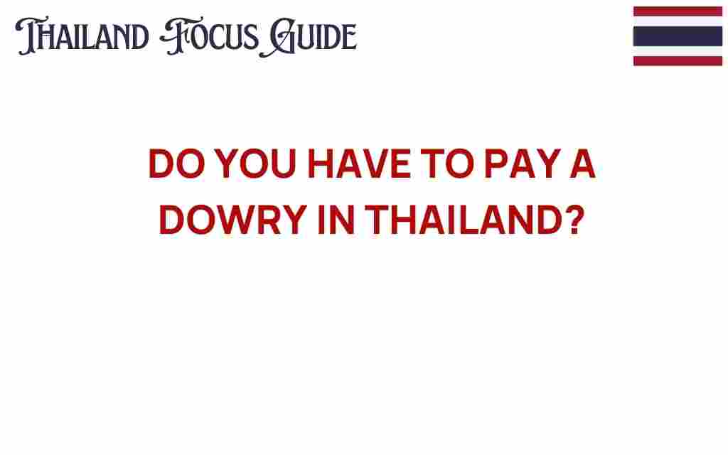 dowry-in-thailand