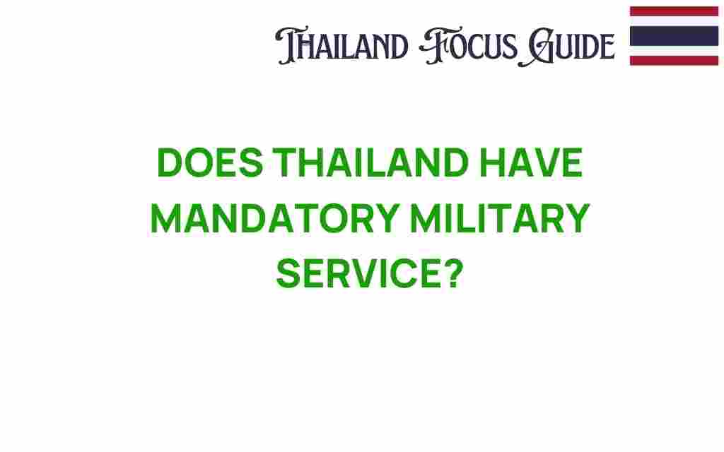 does-thailand-have-mandatory-military-service