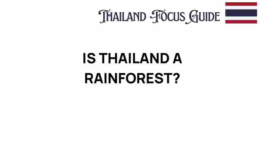 is-thailand-a-rainforest