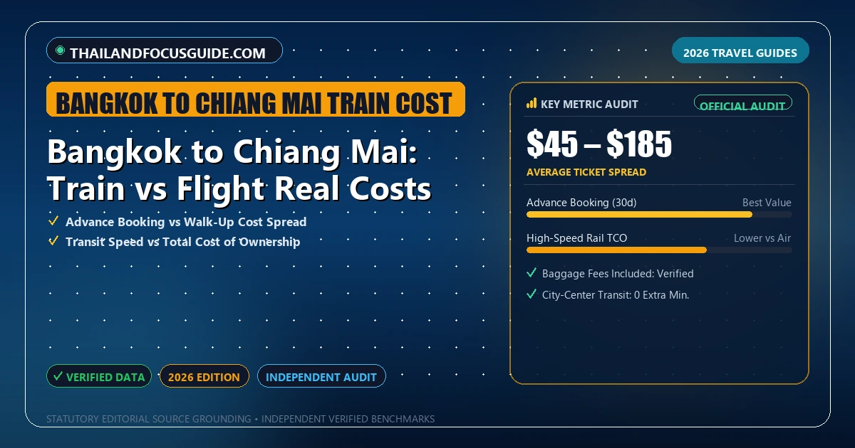 Bangkok to Chiang Mai: Train vs Flight Real Costs - Analytical Guide and Verified Benchmarks (bangkok to chiang mai train cost)