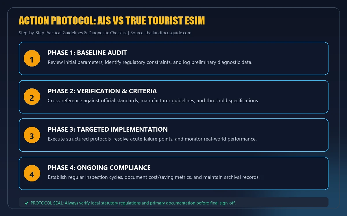 Step-by-step implementation protocol for ais vs true tourist esim