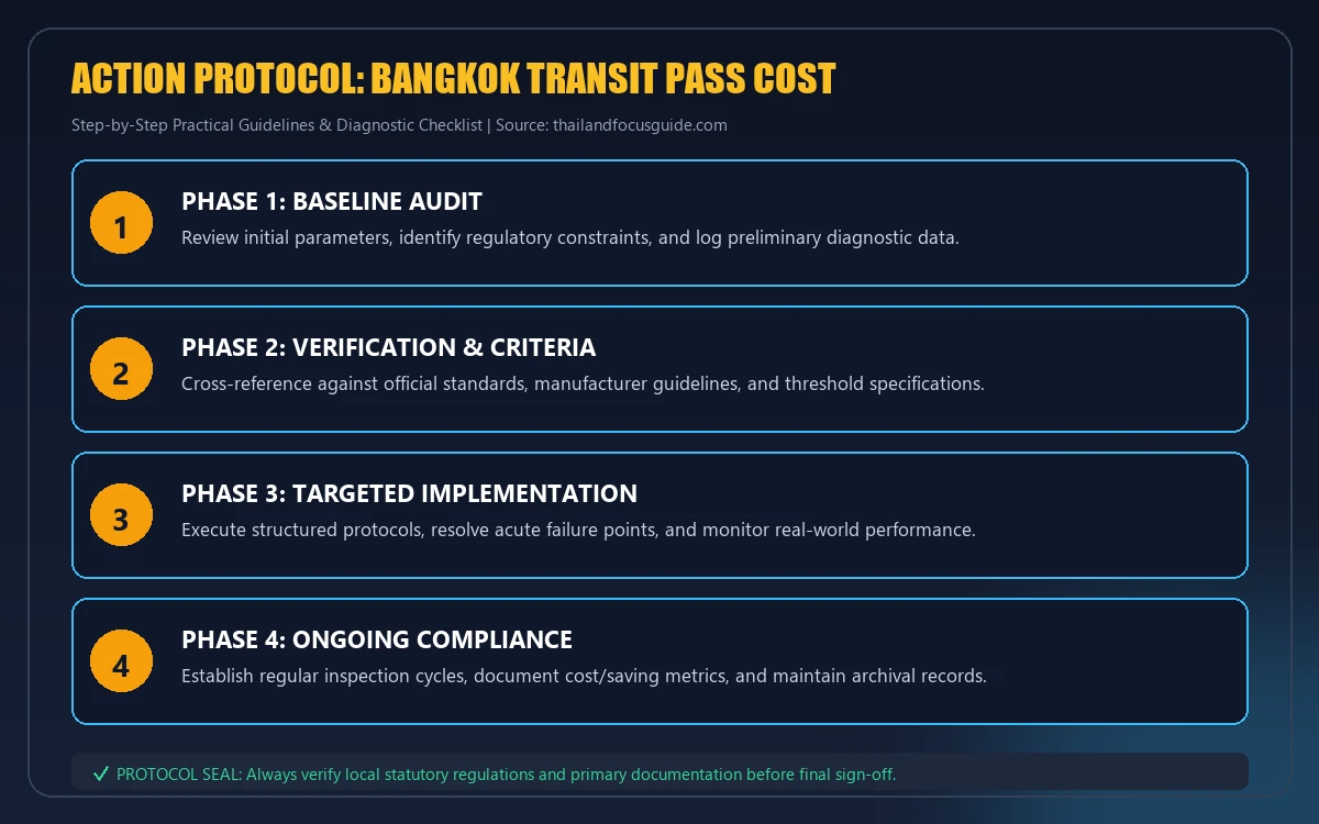 Step-by-step implementation protocol for Bangkok transit pass cost