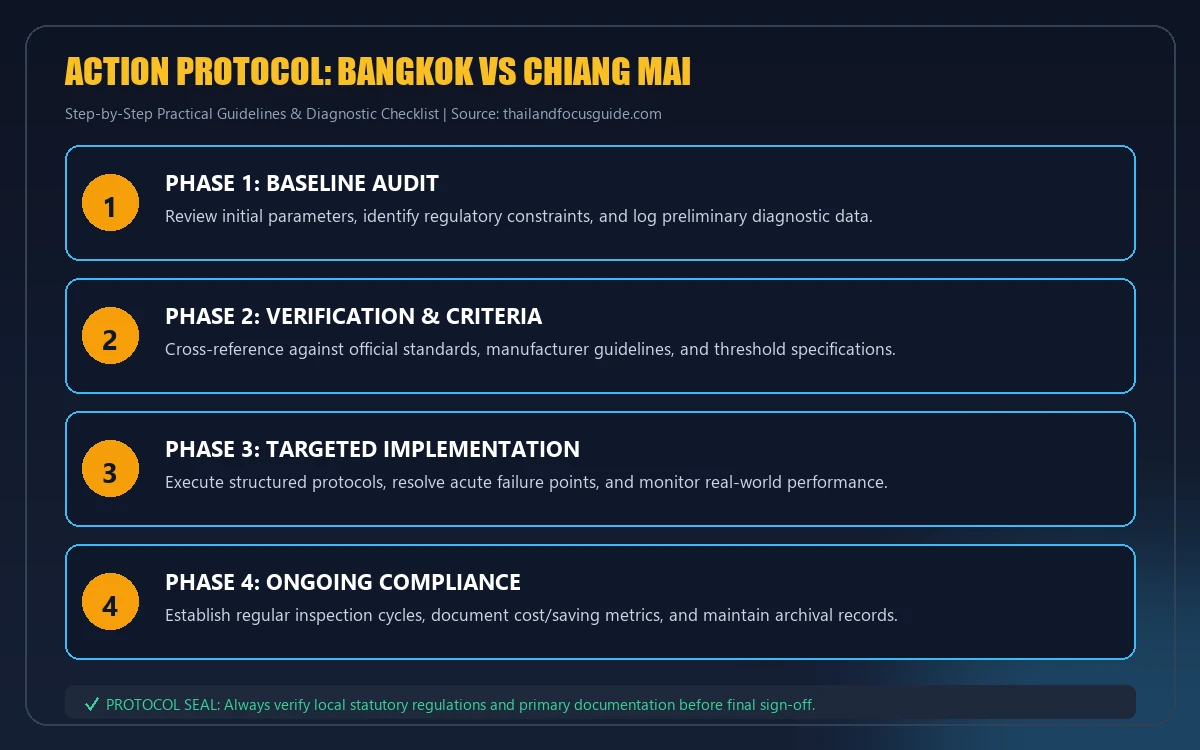Step-by-step implementation protocol for bangkok vs chiang mai
