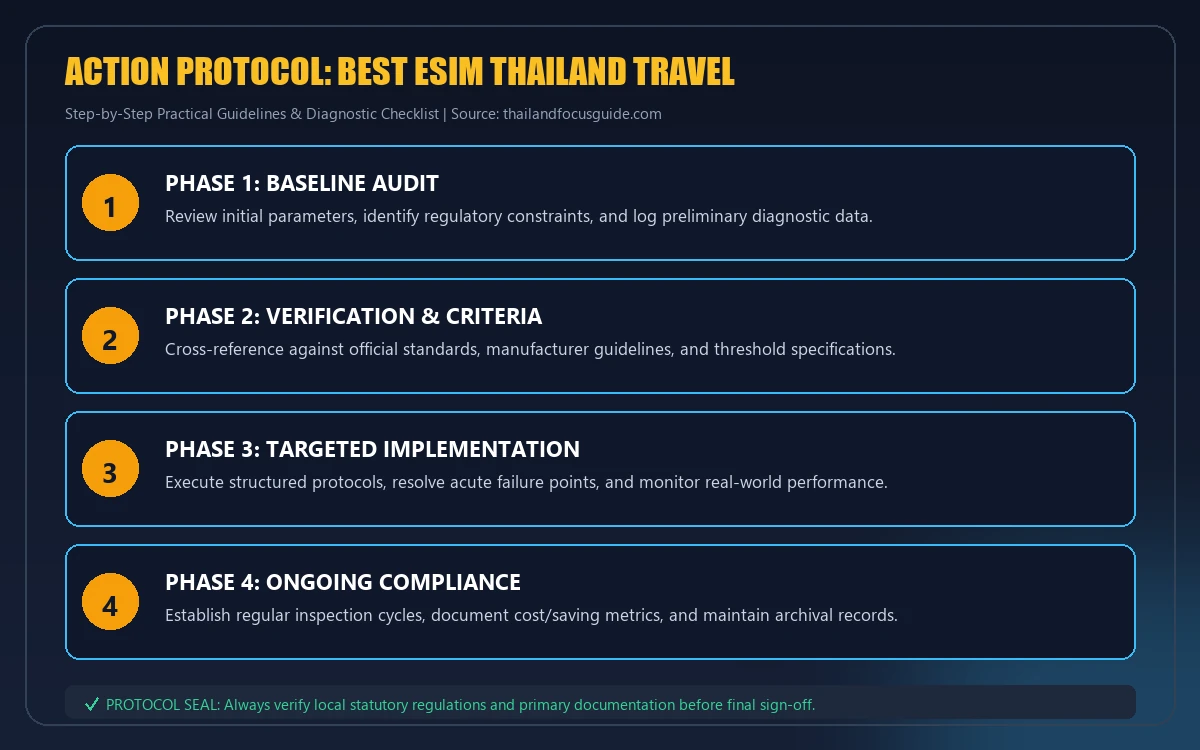 Step-by-step implementation protocol for best esim thailand travel