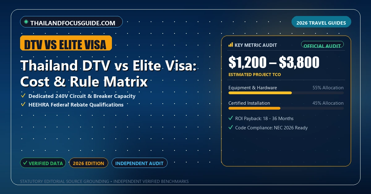 Thailand DTV vs Elite Visa: Cost & Rule Matrix - Analytical Guide and Verified Benchmarks (dtv vs elite visa)